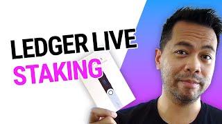 Staking ADA on Ledger Live, Moving ADA from Yoroi to Ledger Live