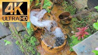 Natural Spring in a Small Japanese Town