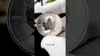 2022 Canadian Maple  1oz Silver Coin by Royal Canadian Mint. #silver #coin #stacking #shorts