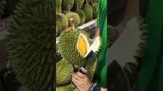 The Most Popular Durian Store in Malacca, Malaysia - Fruit Cutting Skills