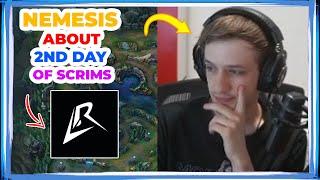 Nemesis About 2nd Day of SCRIMS for LOS RATONES 