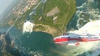 Snowbirds Over The Falls -- Breathtaking Aerial Views of Niagara Falls -- HD Cockpit Video