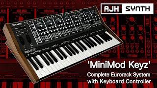 AVAILABLE NOW! MiniMod Keyz Complete System - Minimoog-inspired Eurorack Synth & Keyboard Controller