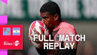 60-point thriller | Fiji v Argentina | Dubai 2024 HSBC SVNS | Full Match Replay