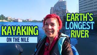 Kayaking on the Nile River in Cairo | Egypt Vlog 186 | تجديف بالكاياك في النيل