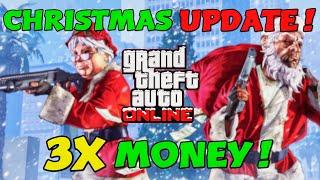 GTA Online - CHRISTMAS UPDATE, 3X MONEY, NEW CARS, FREE ITEMS, and MORE!