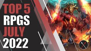 Top 5 NEW RPGs of JULY 2022 - (Action RPG, Turn-Based CRPG, JRPG, Soulslike)