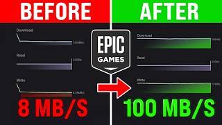 Epic Games Download Speed TOO SLOW? Fix it NOW!