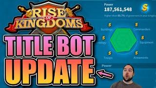 Automatic kingdom titles are here! [update review] Rise of Kingdoms