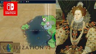 Civilization VI Deity On Switch | Elizabeth I - Part 1 --- Liz And Her Sisters (Switch)