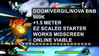 Doom easy corner footdive loop with Rapid Slash (Vergil) and Centurion Rush (Nova) assists (900K)