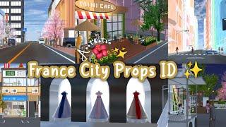 France City Props ID Aesthetic ||Sakura School Simulator||