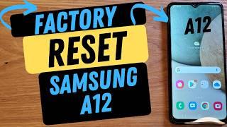 Samsung Galaxy A12 Hard Reset Factory Reset - This is the Fastest Way