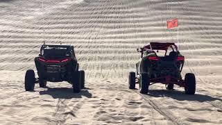 RZR Pro R 4 vs RZR Turbo S 4 Drag Race - Oldsmobile Hill, Glamis