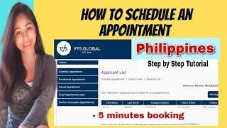 VFS GLOBAL! Paanu mag Book ng  Visa Appointment /Schengen! Tutorial #schengenvisa#VFS#visa