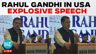 Rahul Gandhi In US LIVE: Rahul Addresses Indian Diaspora During First Foreign Tour As LoP | Congress