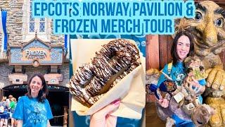 Disney’s Epcot Norway Pavilion & Frozen Merch Tour | Frozen Ever After Ride & Kringla Bakeri Og Kafe