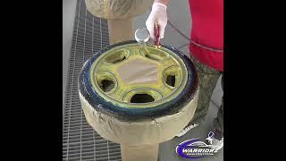 The most glittering Benz wheel paint in the world. Custom Paint #Shorts