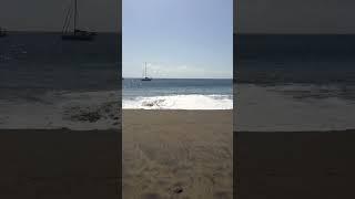 La Tejita beach Tenerife ocean view sand and waves