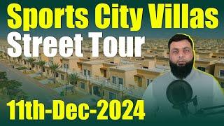 Sports City Villas Latest Street Tour| Prices Updates Of Sports City Villas| 350 SQ Yard Villas