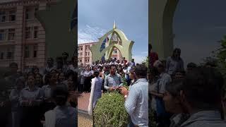 USTM Chancellor interact with zoology student #ustm #students #university #music #clocktower #shorts