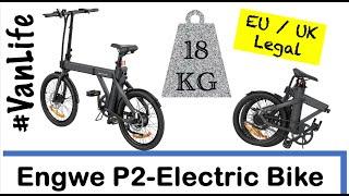 UK / EU Legal, Light & Compact folding electric bike! - Engwe P20 Review and Discount Code