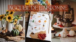 Slow VLOG | Accueil de l'automne - Décoration & Wishlist Automnale