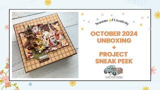 Country Craft Creations October 2024 Seasons of Creativity  Subscription Box Unboxing + Sneak Peek!