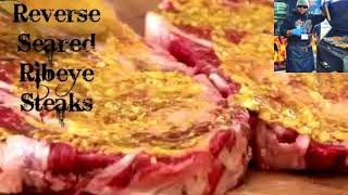 How to Reverse Sear The Best Beef Ribeye Steaks! - The Rolling Grill