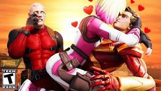 GWENPOOL is caught CHEATING with IRON-SPIDERMAN.. Fortnite