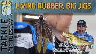 Falling water temps call for a LIVING RUBBER Big Jig