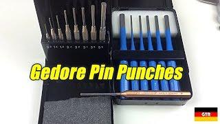 German Tool Reviews:  Gedore Pin Punches - 3 Styles