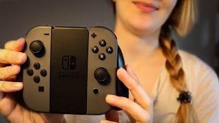 ASMR Nintendo Switch Controller Sounds (+Unboxing & Tapping)