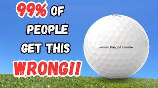 Are YOU Using the WRONG GOLF BALL?! 99% of you ARE!!