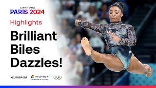 Simone Biles hits ‘hardest vault in world’ in magnificent Olympic showing  | #Paris2024 #Olympics