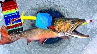 Ice Fishing Trout With the Garmin Striker Cast