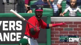 MLB The Show - Let's Go Braves!!! Season Opener vs  A's