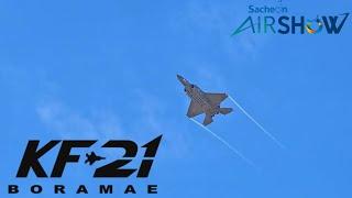 [2024 사천 에어쇼] KF-21 보라매 단좌 1호기 시범 비행 / KAI KF-21 Boramae Demo Flight