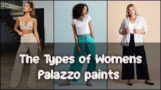 Types Of Palazzo With Names | Different Types Of Plazo With Names | Latest Plazo Pant Design 2024