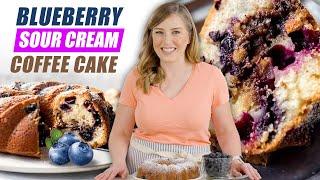 How to Make Blueberry Sour Cream Coffee Cake