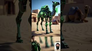 Superheroes as camel robot Marvel DC-ALL character #marvel #avengers #spiderman #trending