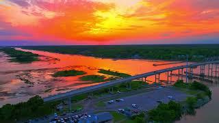 OIB Bridge Sunset