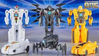 Transformers ONE Cog Changers! 1-Step Bumblebee, Wheeljack, and Airachnid.