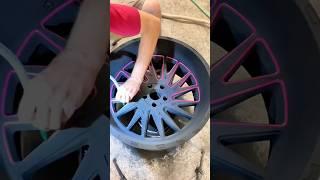 This Wheel Cost $500 to Powder Coat #powdercoating #wheels