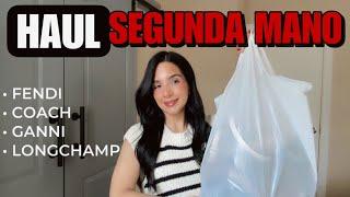 HAUL DE SEGUNDA MANO  FENDI, COACH, GANNI, LONGCHAMP, ADIDAS, ZARA ️‍