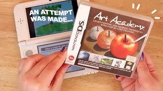 Professional Artist goes back to School with an old art game for the Nintendo DS. Art Academy.