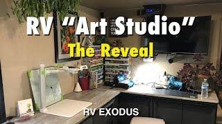 RV Fulltime Living | Art Studio Reveal