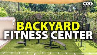 Custom Backyard Fitness Center - Convert your basketball court into a gym