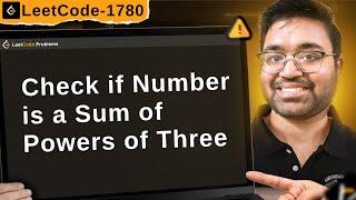 1780. Check if Number is a Sum of Powers of Three | leetcode daily challenge | faang | shashcode