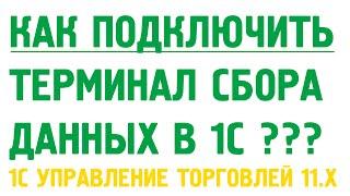 Терминал сбора данных в 1С Управление торговлей 11. Как подключить?